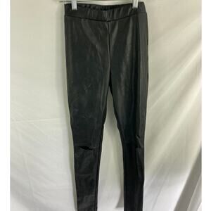 Divided H&M Faux Leather Leggings Size XS